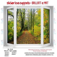 STICKER TROMPE L'OEIL FENETRE