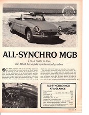 1968 ALL-SYNCHRO MGB ~