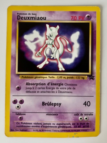 Carte pokemon deuxmiaou - carte, promo