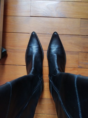 Bottes doublées dessus - doublées, cuir