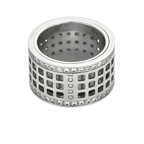 Gucci scroll large bague - -,