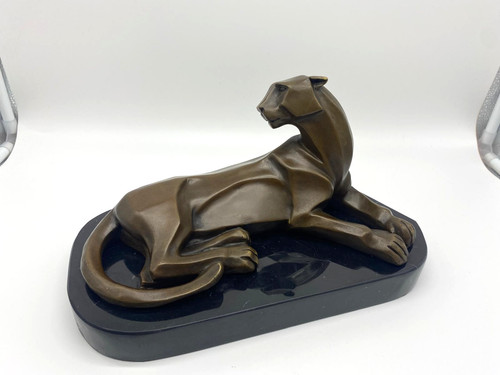 Sculpture panthère moderne - panthère,
