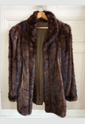 Manteau fourrure vison - manteau,