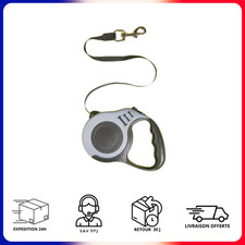 Laisse Chat Chien Sécurité Anti-Fugue Robuste 3 ou 5 Mètres