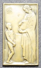 Médaille belge Art déco