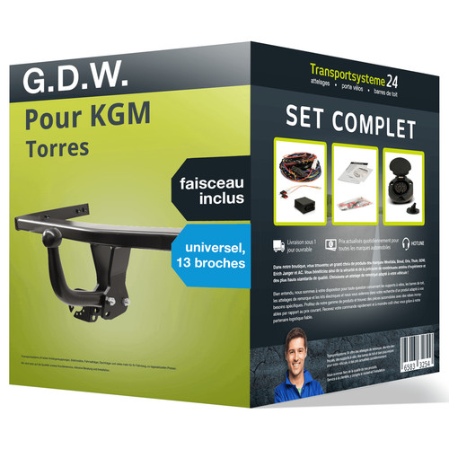 Attelage pour kgm - kgm, 23-