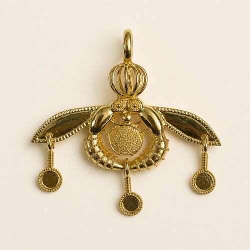 Pendentif abeille argent - pendentif,