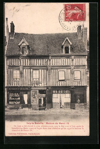 Cpa ivry bataille maison - ivry-la-bataille,,