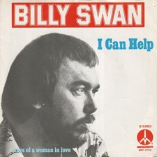 Billy Swan Je Peux Aider 7" Vinyle Pays-Bas Monument 1974 Pochette Pic MNT2752