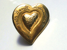 BELLE BROCHE COEUR ANCIENNE en