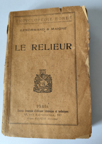 Relieur encyclopédie - le, ,