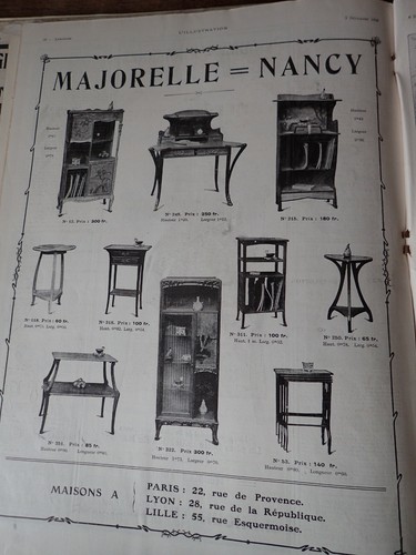 Majorelle meubles art nouveau - majorelle,