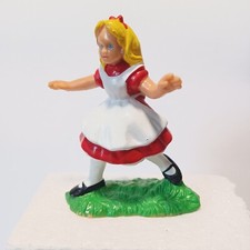 Figurine  BULLY Disney 1984 Alice au pays des merveilles 7cm( version robe rouge