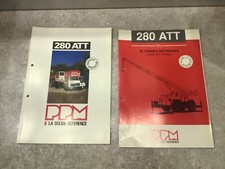 PPM POTAIN POCLAIN MATÉRIEL GRUE 280 ATT   brochure publicitaire d époque 