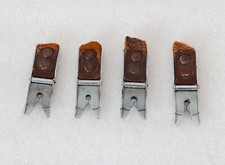 Rolleiflex 6x6 4 pinces "croco" originales pour sangle Rolleiflex  2,8F,3,5F..