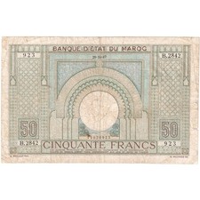 Maroc, 50 Francs, 1947-10-28