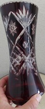 ANCIEN VASE EN  CRISTAL DE