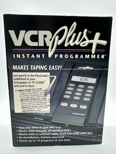 Vintage vcr plus instant - vintage, plus+
