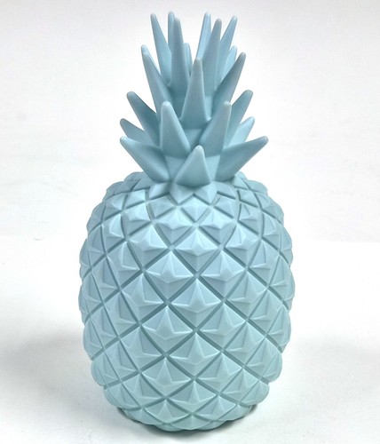 Lampe nuit led ananas bleu - de,