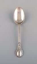 Ancienne cuillère à dessert Evald Nielsen numéro 3 en argent (830). Daté 1927