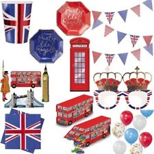 Angleterre Fête Déco Royaume-Uni Décoration Londres Set Union Jack Go Pays