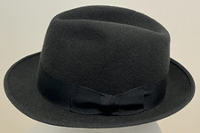 Chapeau BCH Bugarach Chapelier Paris SMART Taille Size 54 Noir Style Borsalino