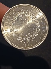 piece monnaie 50 franc hercule