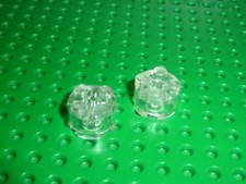 2 x LEGO Clear round brick 3941 6116 / set 9494 9496 6210 75039 75095 7915 75017