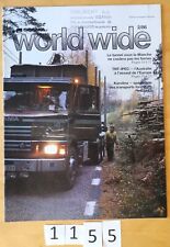 SCANIA WORLD WIDE 2/1986 Magazine 24 pages Fr Vabis