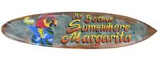 Perroquet Planche de Surf 100cm Italie S 5 Montre Margaritaville Panneau en Bois