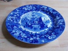 Ancienne assiette en faïence anglaise WEDGWOOD 23 cm ( n°3 )
