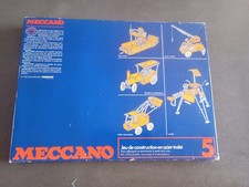 Boîte Meccano 5 Vintage Bleue