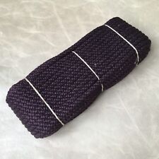 Grand METRAGE GALON ANCIEN Passementerie 20 m Prune 1900 ANTIQUE French Trimming