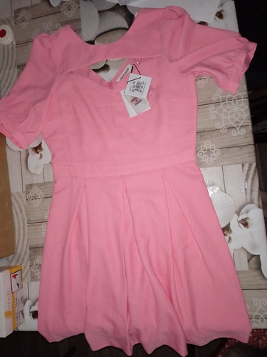 Robe naf rose fluo - fluo,, col