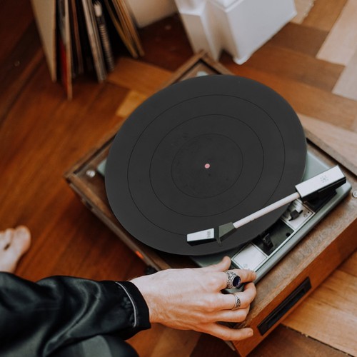 Lecteur disque vinyle tapis - lecteur,