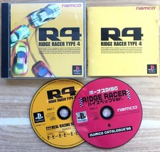 RIDGE RACER TYPE 4 Black Label COMPLET SONY PS1 NTSC JAPANESE CIB OVP IV - Namco