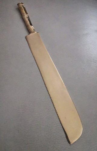 Couteau pain laiton - couteau, à
