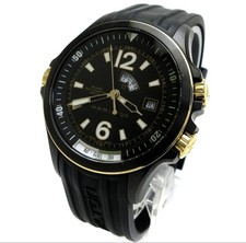 Montre pour homme Hamilton Khaki Navy H775750 automatique GMT cadran noir du ...