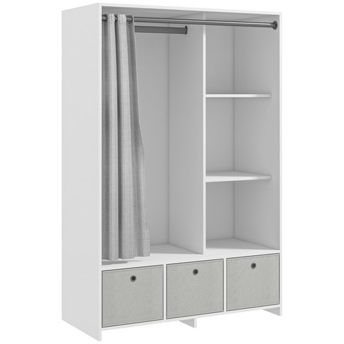 Homcom penderie 105x48x160cm - homcom,