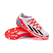 ADIDAS X SPEEDPORTAL MESSI.1 FG BLANC ROUGE TERRAIN HERBE NATUREL