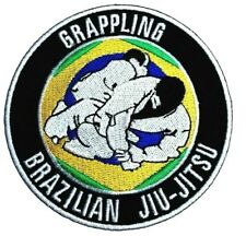 Jiu Jitsu Brésilien Patch Fer / à Coudre Badge Bjj Prises Gi Kimono Arts