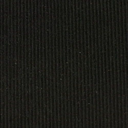 Tissu velours cotelé noir