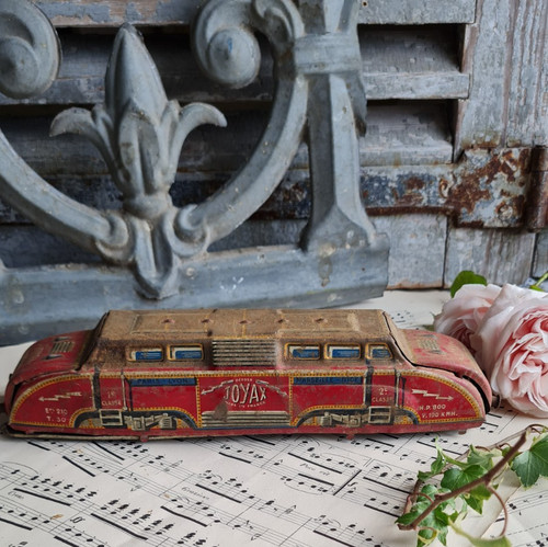 Ancien autorail jouet - ancien,