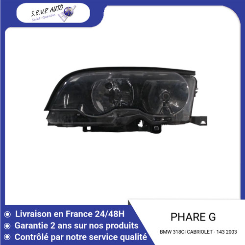 Phare gauche bmw - phare,