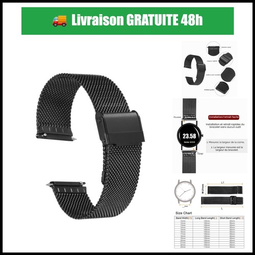 Bracelet montre maille