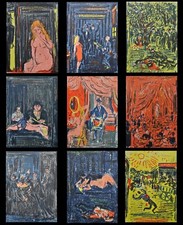 André COTTAVOZ : Miss Blandish, 9 LITHOGRAPHIES originales, 1967, MOURLOT