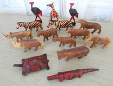 Lot de 15 animaux de la savane