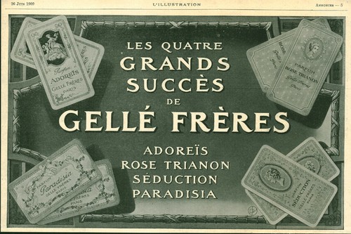 Publicité ancienne parfum