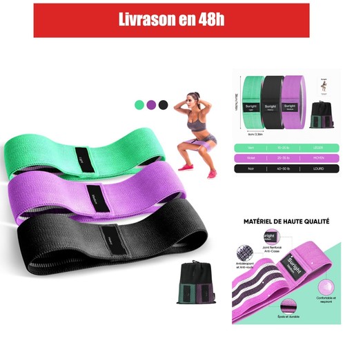 Bande élastique musculation - bande,