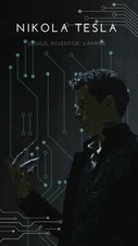 Plaque métal Nikola Tesla